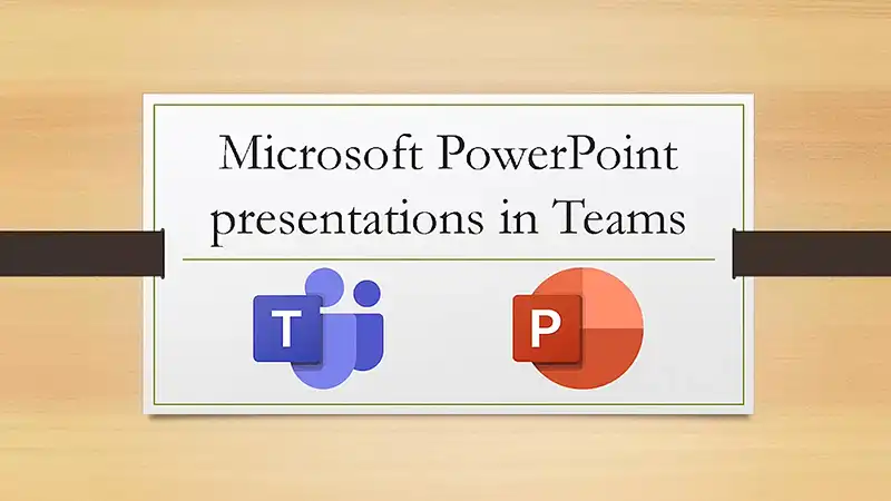 record powerpoint presentation on teams