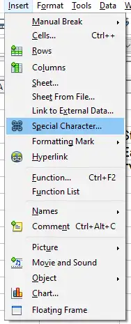 insert the checkbox